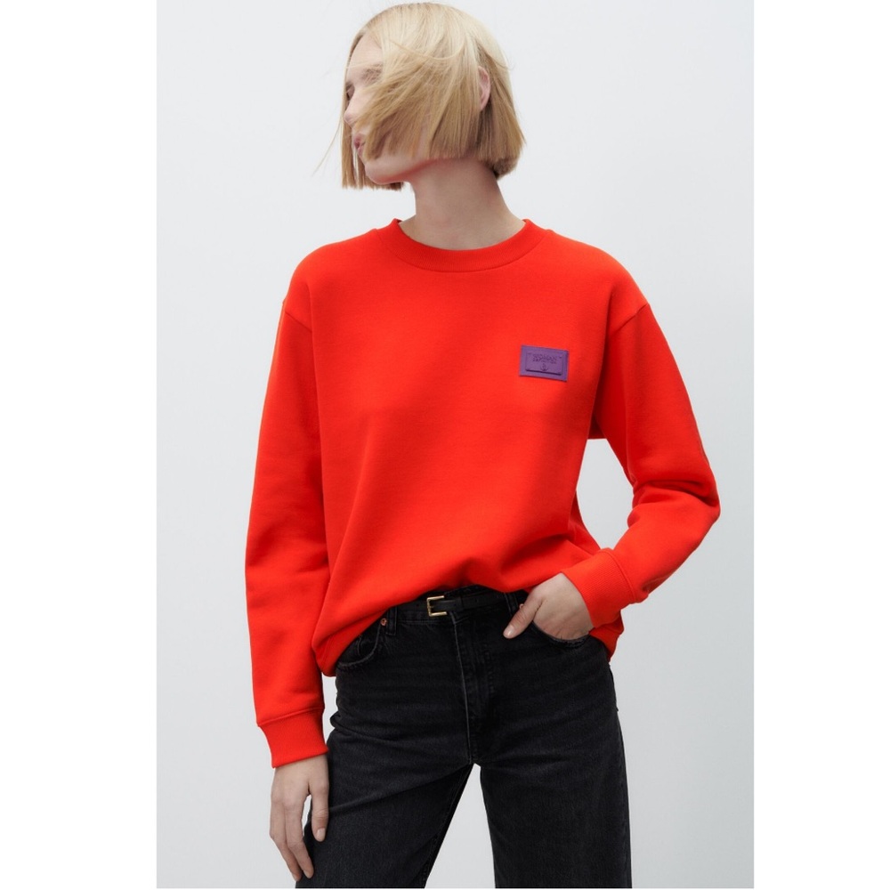 Zara round neck sweatshirt